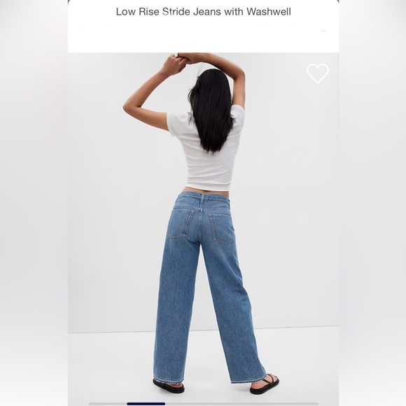 Gap Low Rise Stride Jeans, Sz 30/10s - Picture 5 of 5